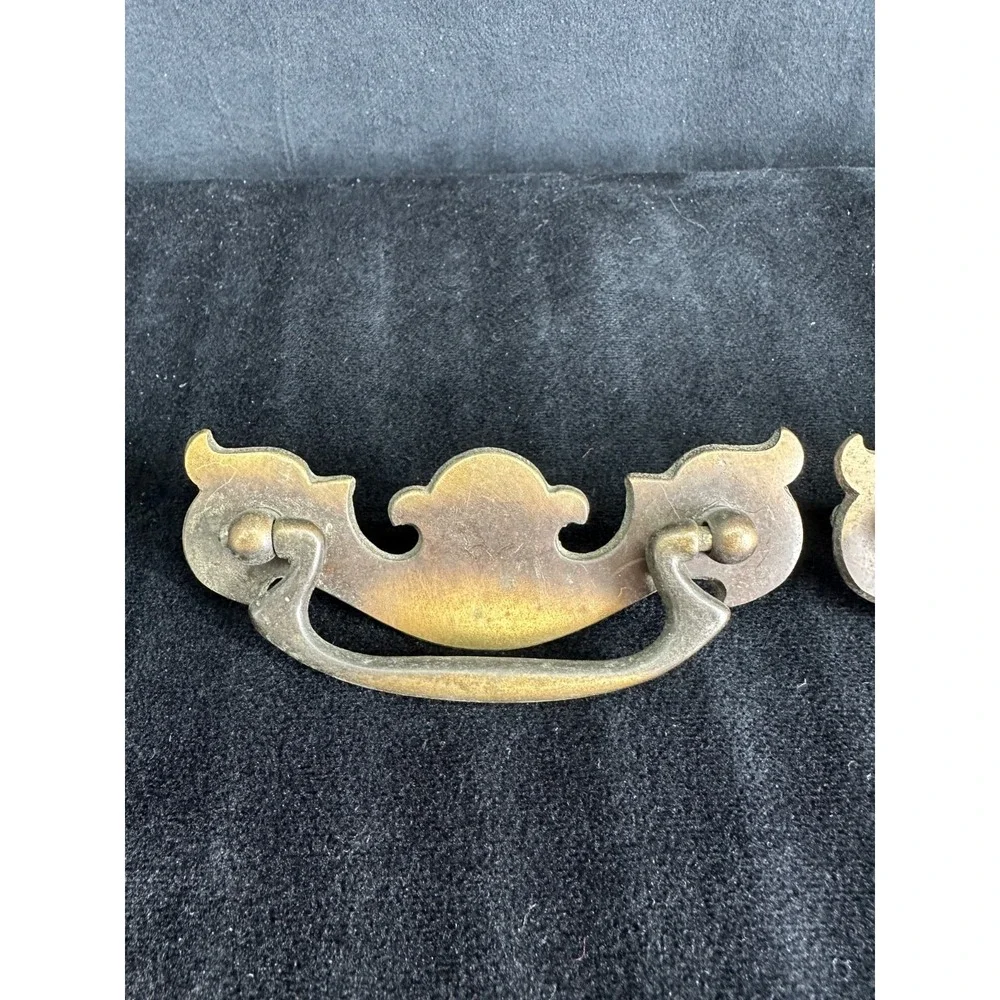 Vintage Chippendale Bail Drawer Pulls Set of 2 Vintage Hardware GrannyCore